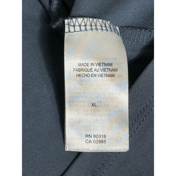 Lucky Brand Sandwash Tie Front Top Womens XL Blue - Picture 3 of 8